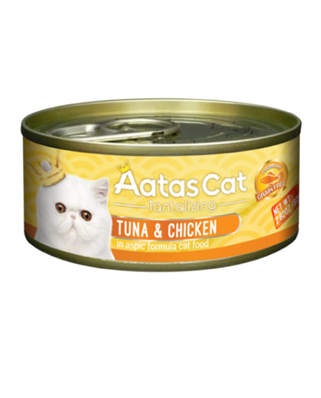 Aatas Cat Tantalizing Tuna - Chicken konservai katėms, 80 g