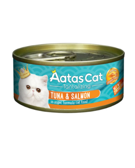 Aatas Cat Tantalizing Tuna - Salmon konservai katėms, 80 g