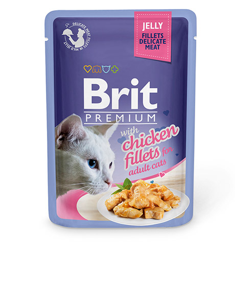 Brit Premium Delicate Chicken in Jelly konservai katėms, 85 g