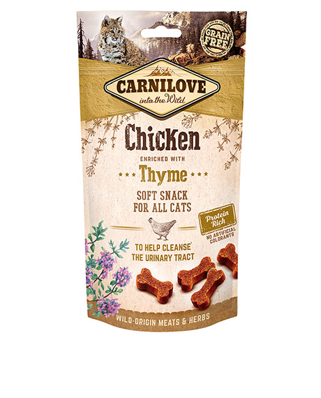 Carnilove Cat Chicken skanėstai katėms su vištiena ir čiobreliais, 50 g