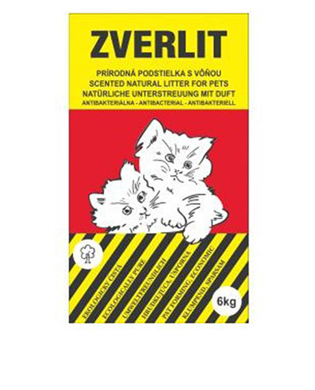 Zverlit aromatizuotas bentonitinis kraikas katėms, 6 kg