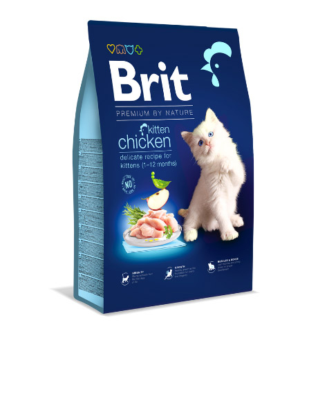Brit Premium Cat Kitten sausas maistas kačiukams, 300 g