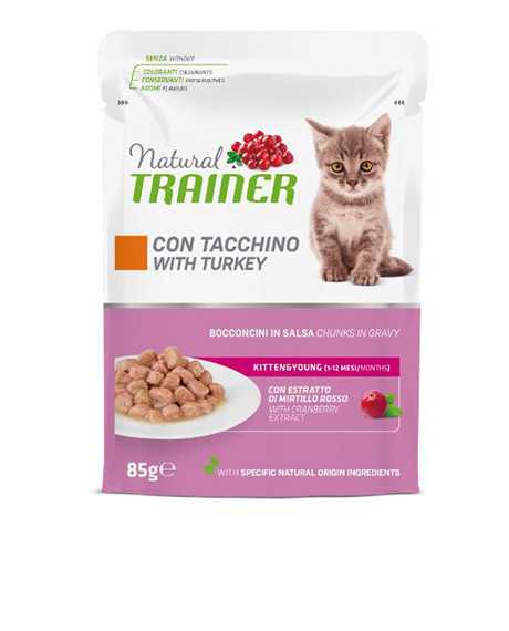 Natural Trainer konservai kačiukams su kalakutiena, 12x85 g : Pakuotė - 12 x 85 g