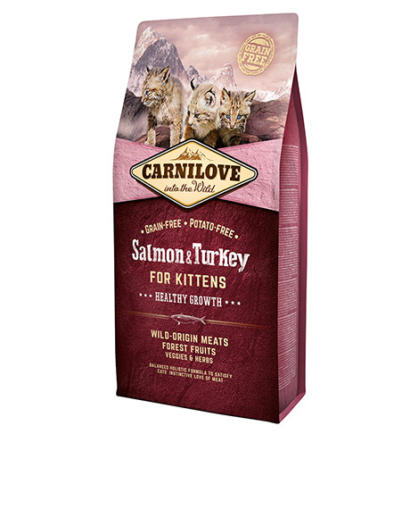 Carnilove Salmon - Turkey Kittens sausas maistas kačiukams : Pakuotė - 2 kg