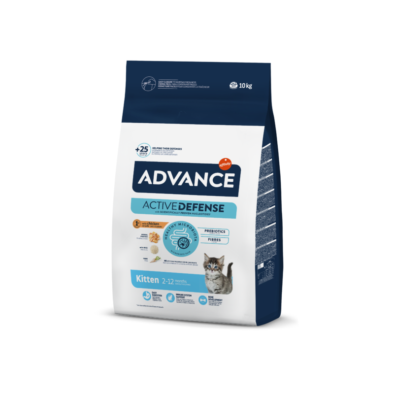 Advance Kitten Sausas Maistas su vištiena 10 kg