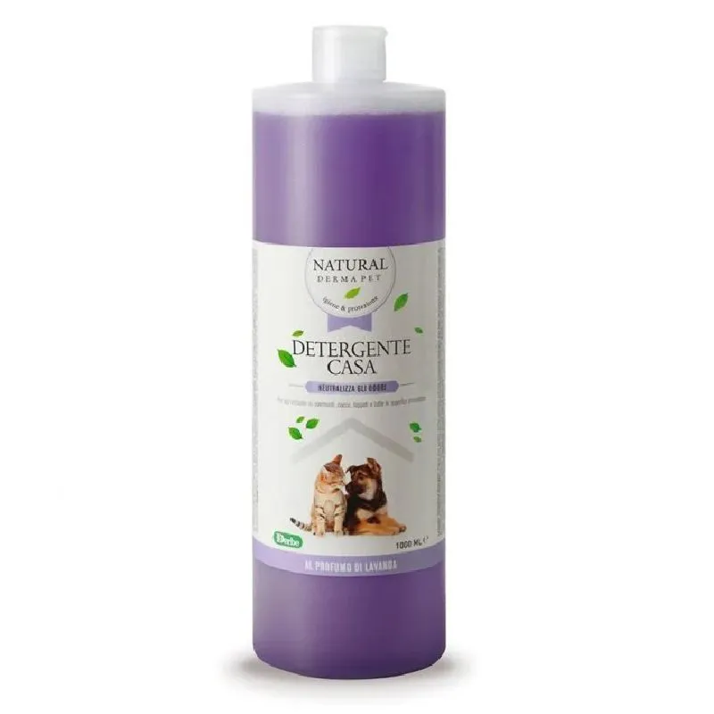 Natural Derma Pet Detergente Casa Lavanda valymo priemonė augintinių aplinkai, levandų aromato; 1000ml