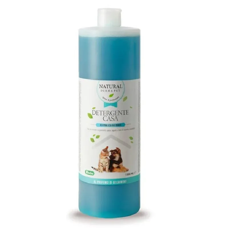 Natural Derma Pet Detergente Casa Gelsomino valymo priemonė augintinių aplinkai, jazminų aromato; 1000ml