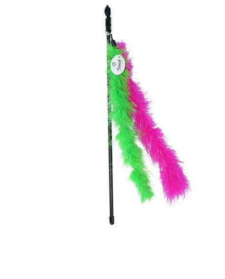 Pawise Cat Glitter lazdelė žaislas katėms, 45 cm