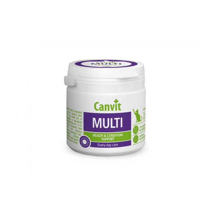 Canvit Multi N100 vitaminų tabletės katėms, 100 g
