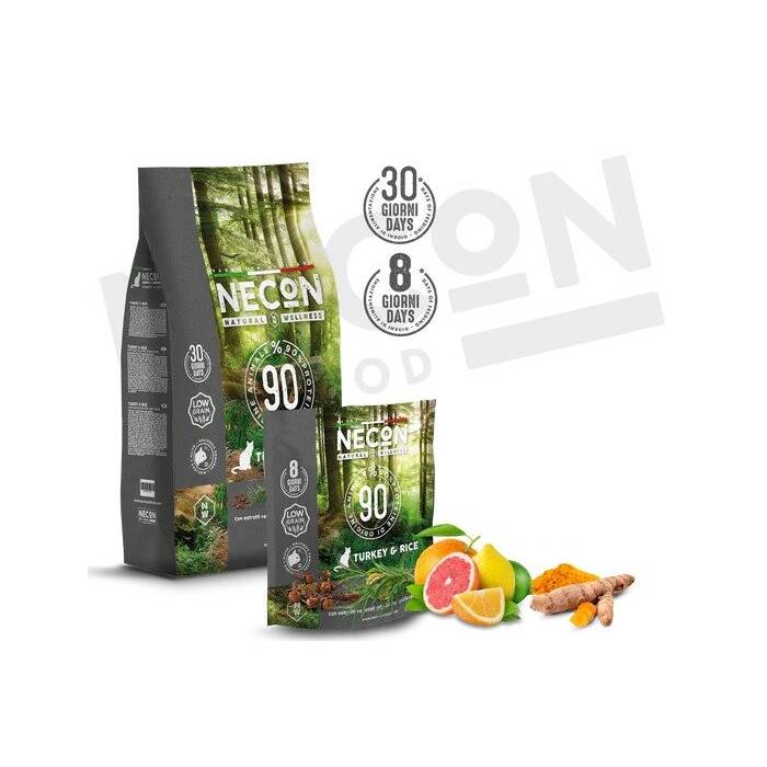 Necon Natural Wellness Kitten Turkey and Rice sausas maistas kačiukams, 1,5 kg