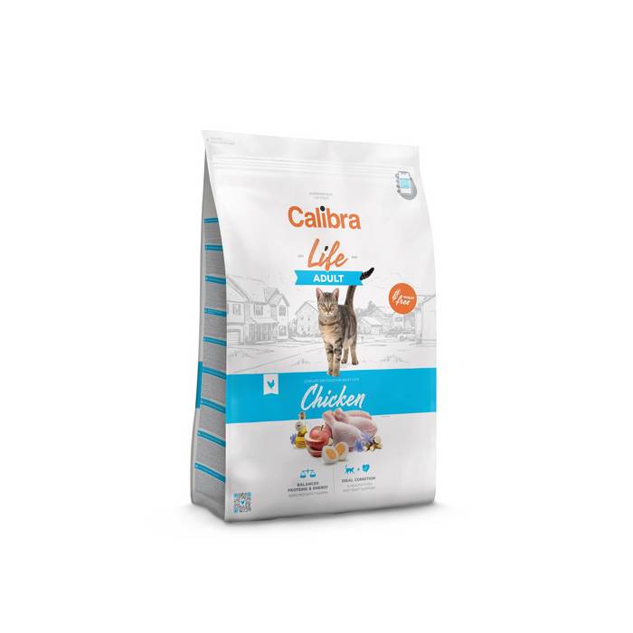 Calibra Cat Life Adult Chicken sausas maistas katėms, 6 kg