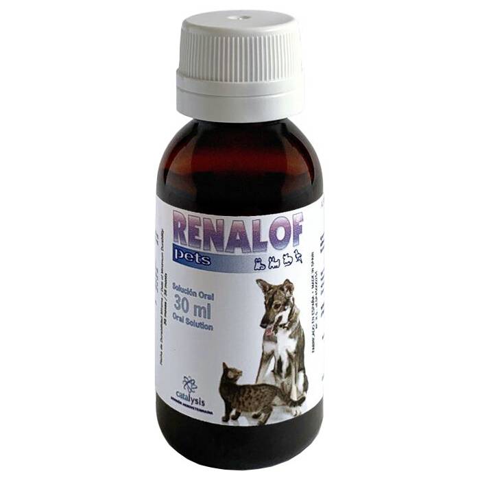 Renalof Pets papildai šunims ir katėms, šlapimo takų sistemai stiprinti, 30 ml