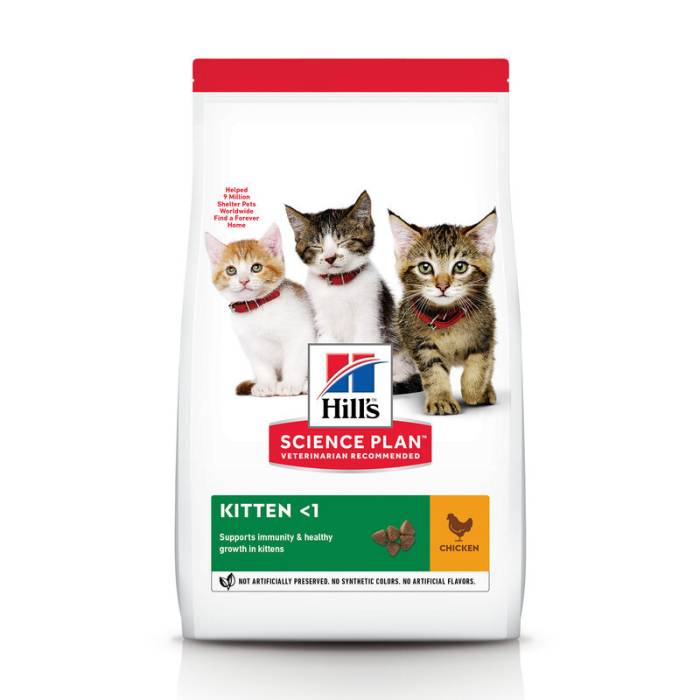 Hill's Science Plan Kitten Chicken sausas maistas kačiukams, 3 kg