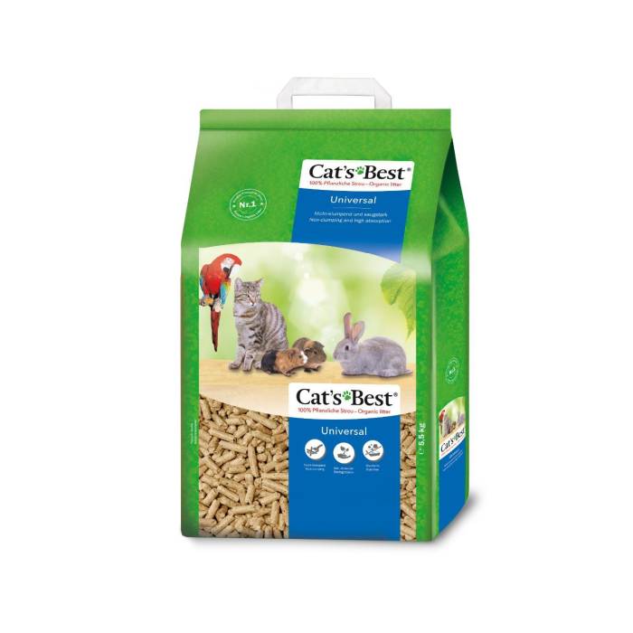 Cat's Best Universal medžio drožlių kraikas katėms 10l, 5,5 kg