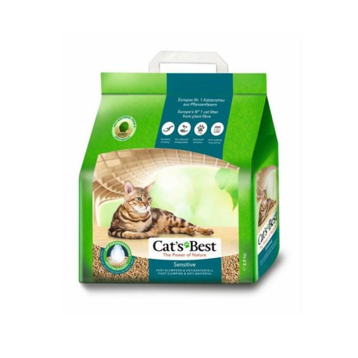 Cat's Best Sensitive medžio drožlių kraikas katėms 8l, 2,9 kg