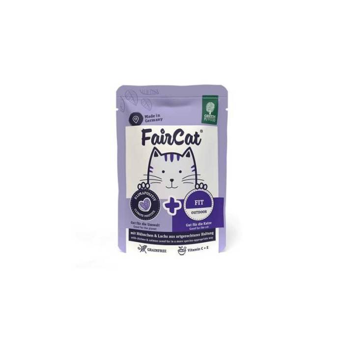 Green Petfood Fair Cat Fit konservuotas maistas katėms, 85 g