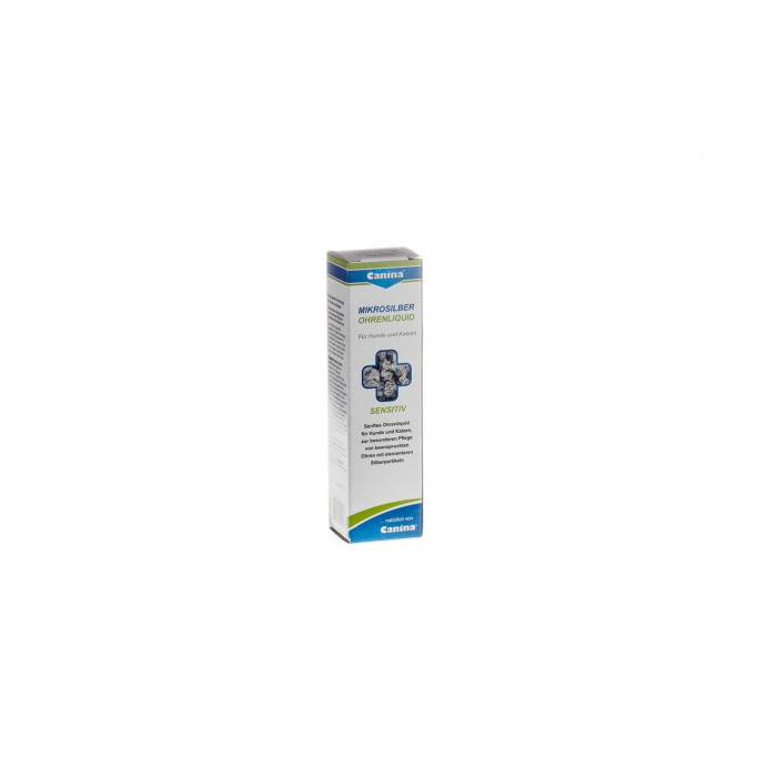 Canina Mikrosilber ausų lašai šunims ir katėms, 50 ml