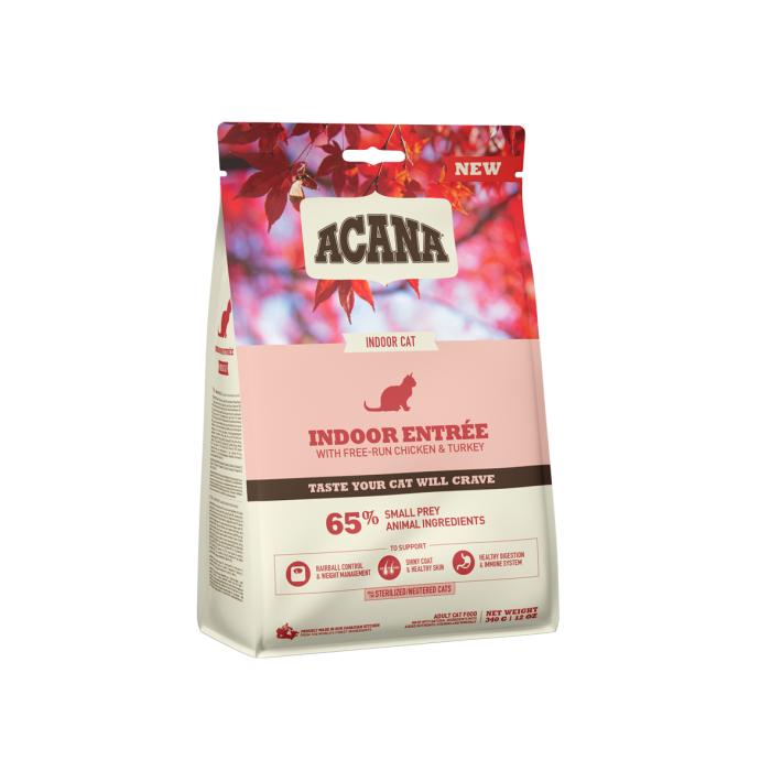 Acana Indoor Entree Cat sausas maistas katėms,4,5 kg