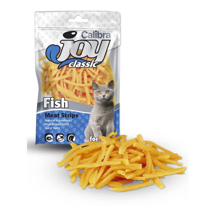 Calibra Joy Cat Salmon Fish Strips skanėstai katėms, 70 g