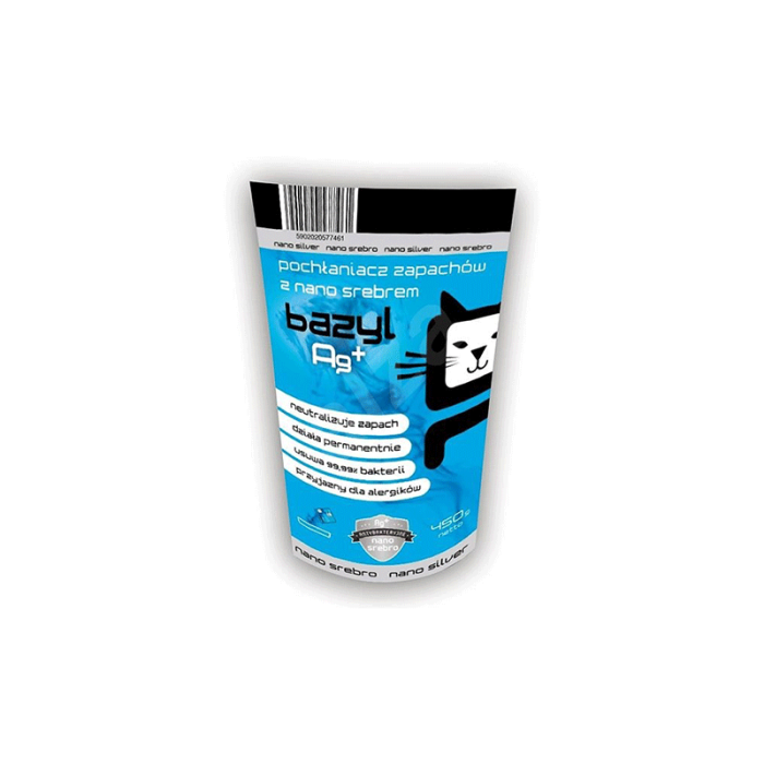 Bazyl Ag+ Odour Absorber bentonito milteliai kraikui, 450 g