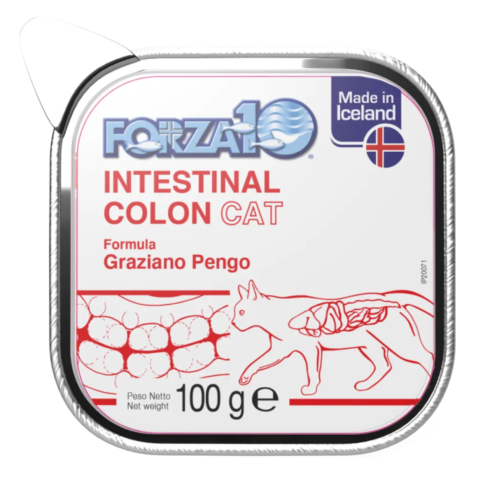 Forza 10 Intestinal Colon drėgnas maistas katėms, sergančioms virškinamojo trakto ligomis, 100 g