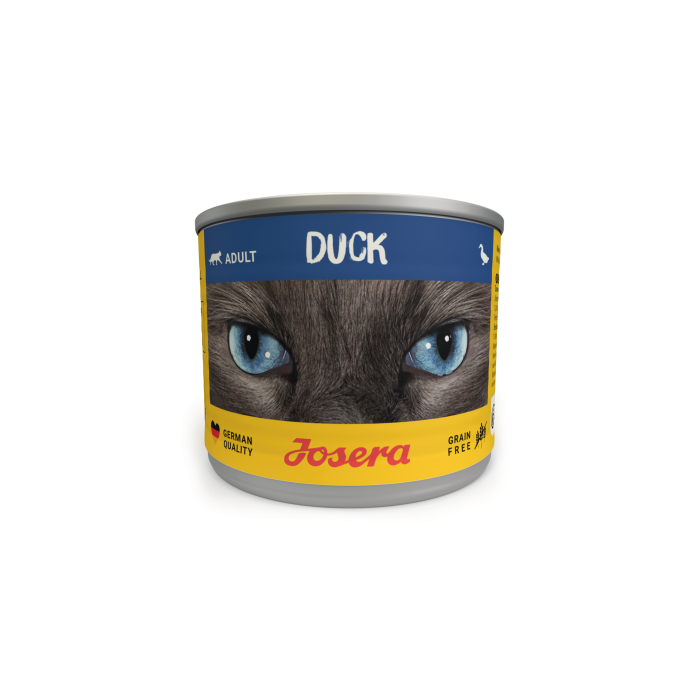 Josera Duck begrūdis konservuotas maistas katėms su antiena, 12x85 g