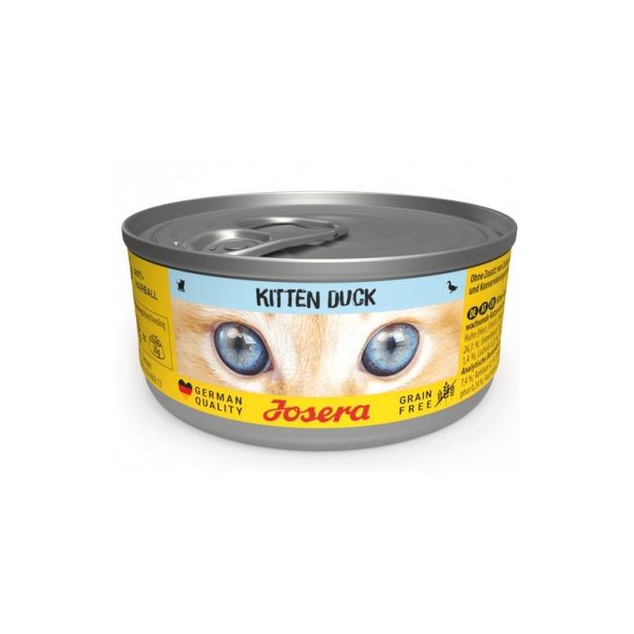Josera Kitten Duck begrūdis konservuotas maistas jaunoms katėms su antiena, 200 g