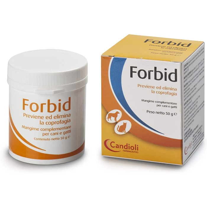 Candioli Forbid papildai šunims ir katėms esant koprofagijai, 50g