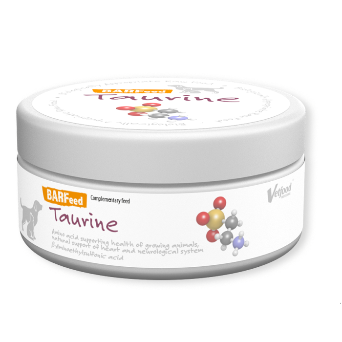 Vetfood BARFeed Taurine priešuždegiminiai papildai šunims ir katėms, 150 g