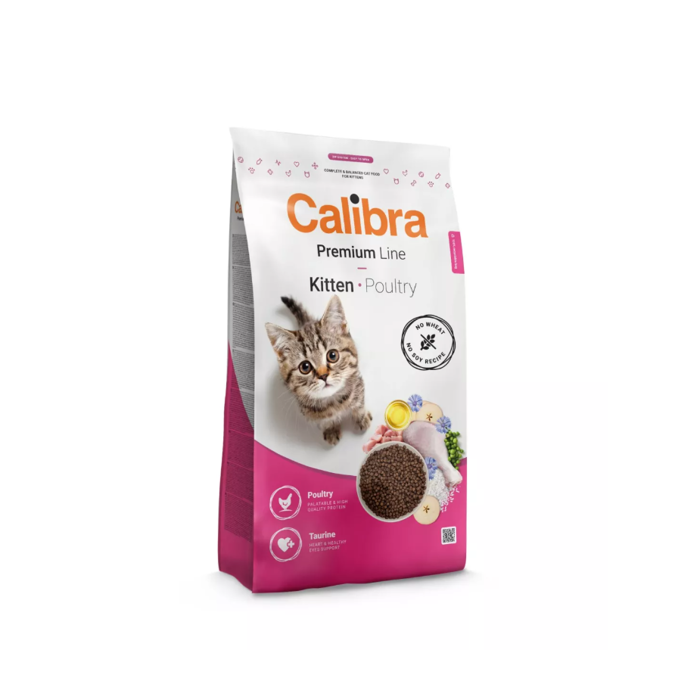 Calibra Cat Premium Kitten Poultry sausas maistas kačiukams, 2 kg
