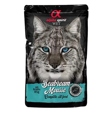 Alpha Spirit Wet putėsiai katėms su dorada, 6x85 g