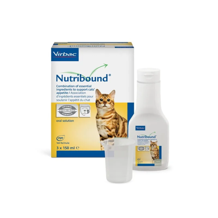 Virbac Nutribound geriamas papildas kačių sveikimui skatinti, 150 ml