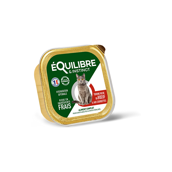 Equilibre Cat Boeuf paštetas katėms su jautiena, 85 g