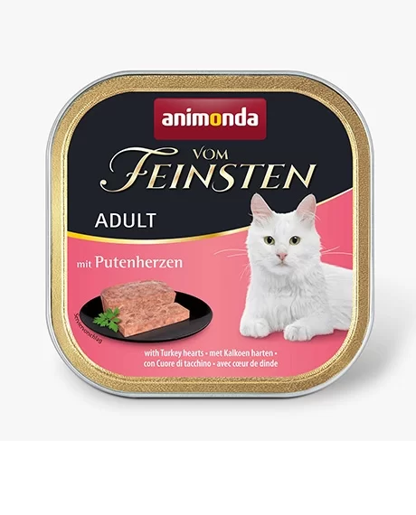 Animonda Vom Feinsten Adult konservai katėms su kalakutų širdelėmis, 100 g