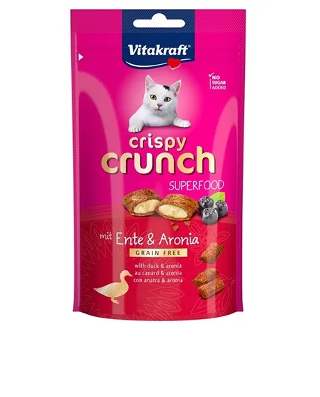 Vitakraft Crispy Crunch skanėstai katėms su antiena, 60 g