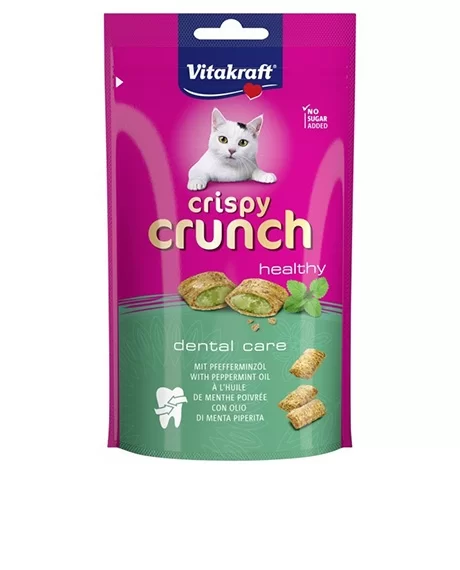 Vitakraft Crispy Crunch Dental skanėstai katėms, 60 g