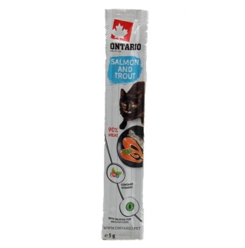 Ontario Stick Salmon & Trout skanėstas katėms, 5g (lašiša, upėtakis)
