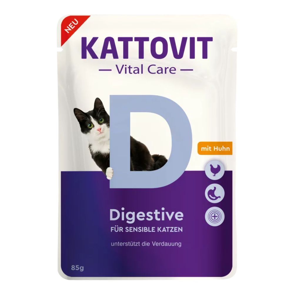 KATTOVIT VITAL CARE Digestive 85g konservai katėms jautriu virškinimu