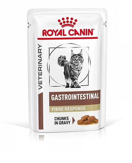 Royal Canin VD Gastrointestinal Fibre Response Gravy konservai katėms, 12x85 g