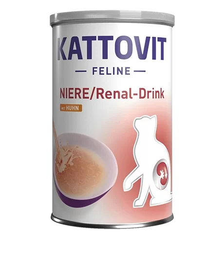 Kattovit Feline Kidney/Renal gėrimas katėms su vištiena, 135 ml