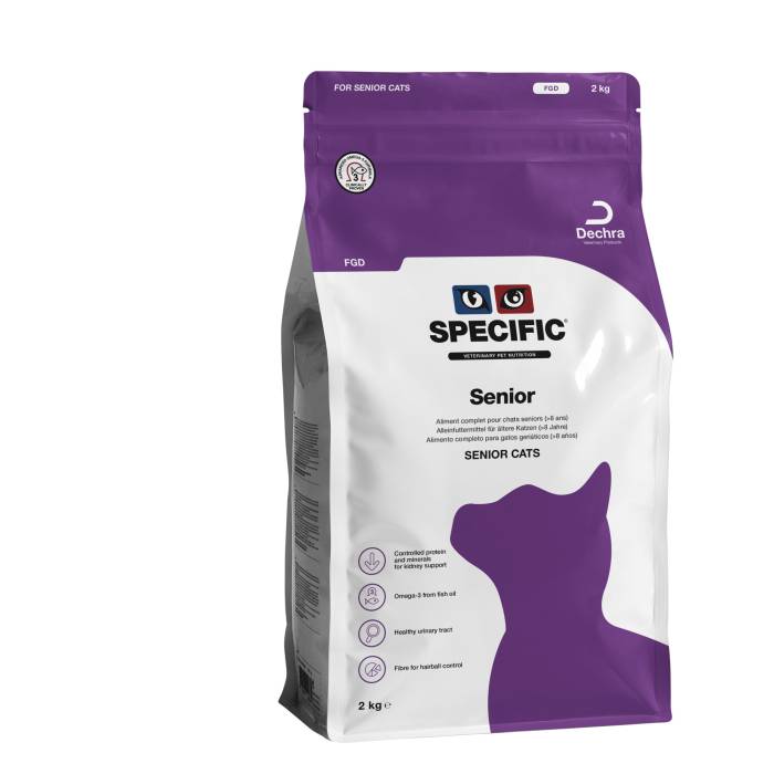 Specific FGD Senior sausas maistas senyvoms katėms, 6 + 1 kg