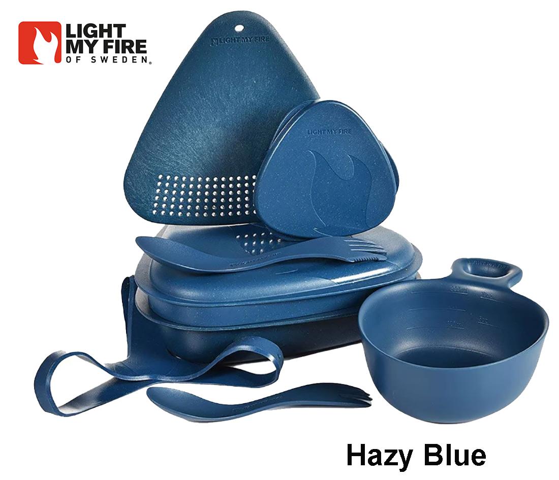 Turistinių indų rinkinys Light My Fire MealKit Bio Hazy Blue MLP išsiuntimas 9 d.