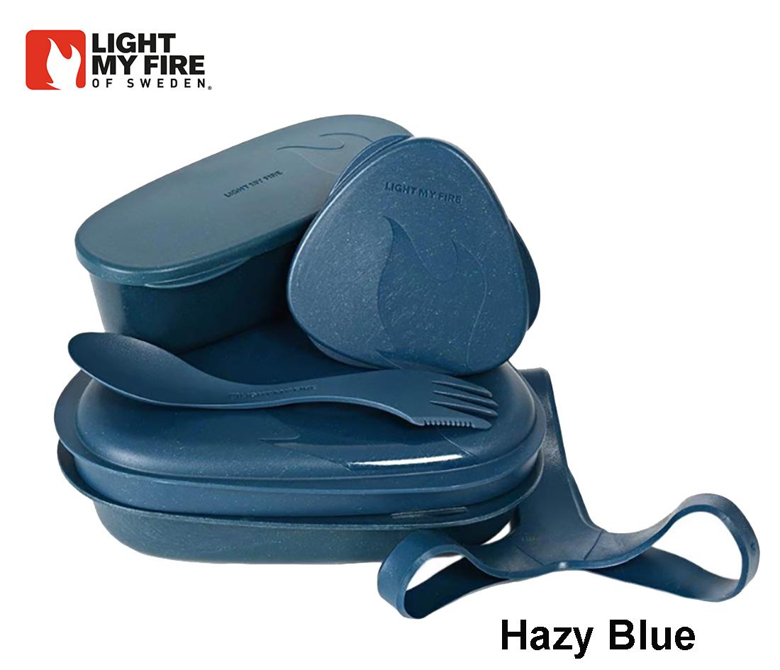 Turistinių indų rinkinys Light My Fire LunchKit Bio Dishes Blue MLP išsiuntimas 9 d.