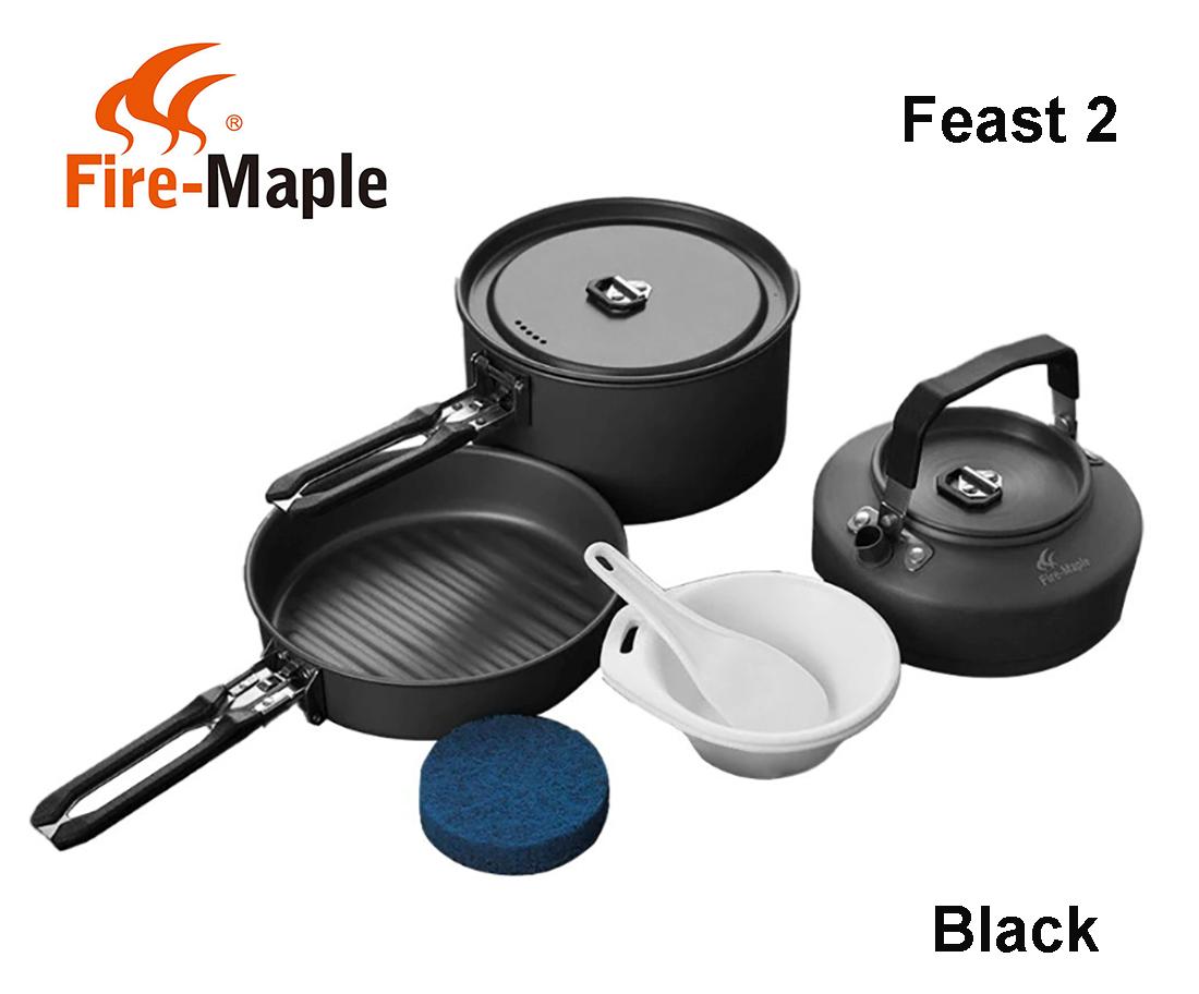 Fire-Maple Feast 2 kempingo indų rinkinys juodas MLP išsiuntimas 9 d.