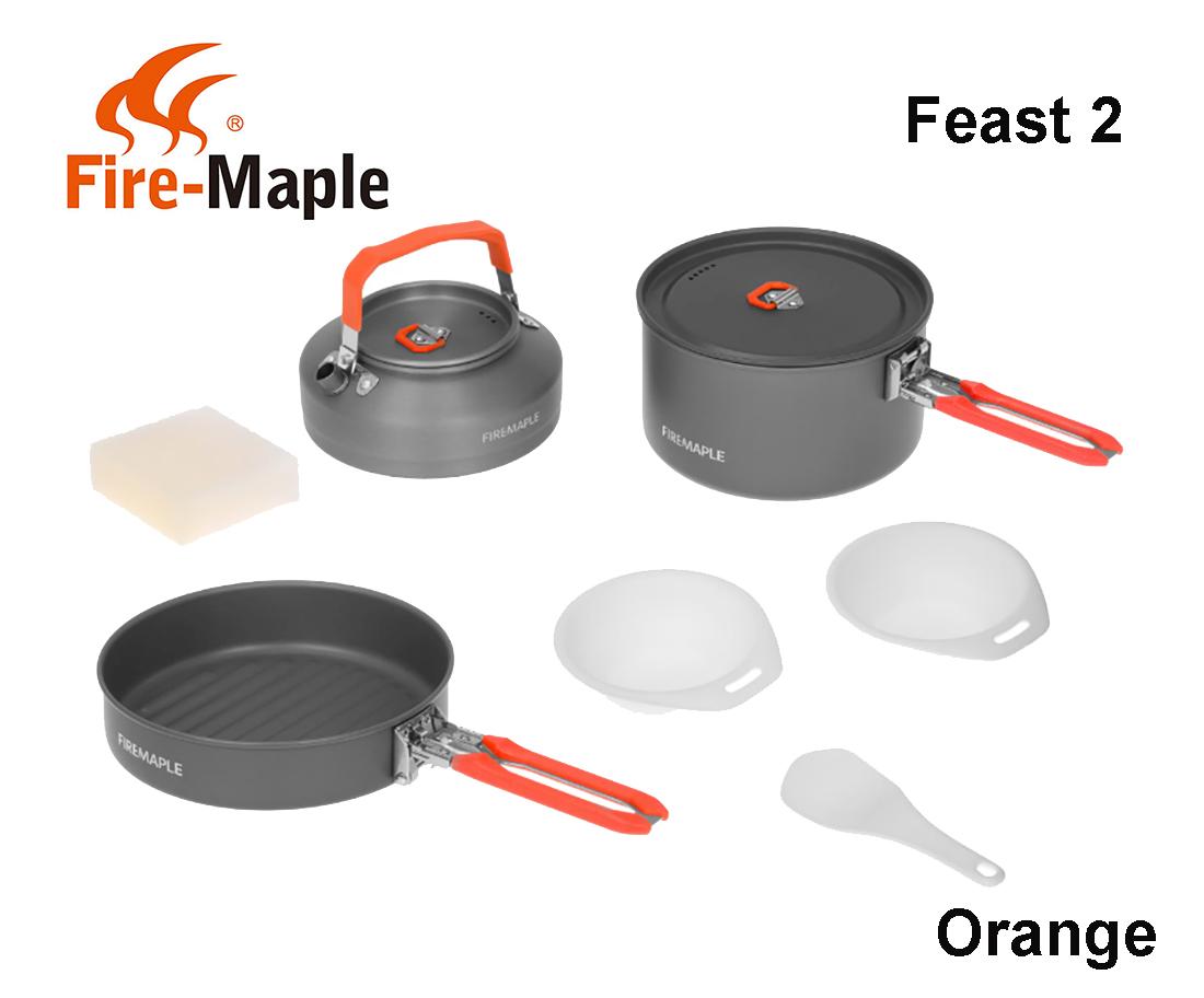 Fire-Maple Feast 2 kempingo indų rinkinys Orange MLP išsiuntimas 9 d.