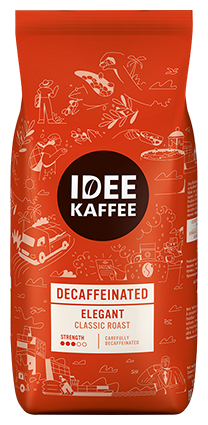 IDEE KAFFEE Elegant pupelės be kofeino, 1kg