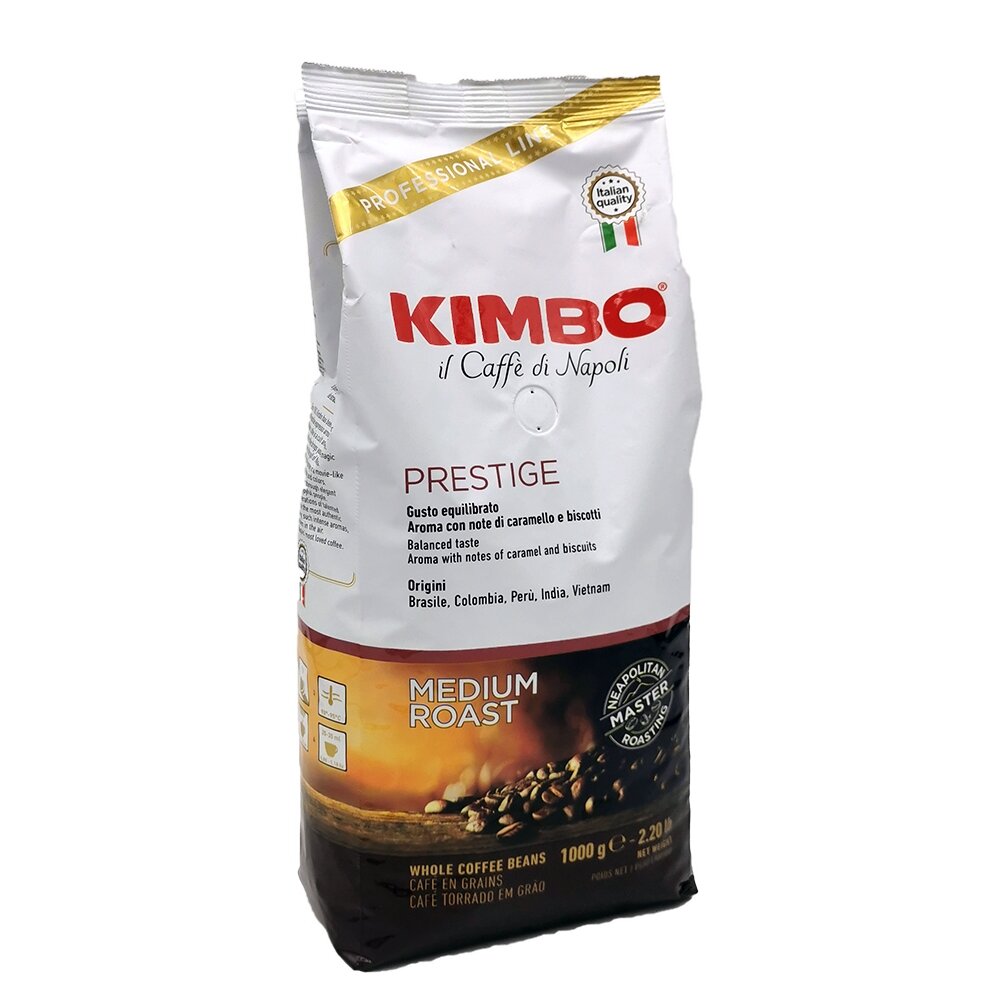 Kavos pupelės Kimbo Prestige, 1 kg