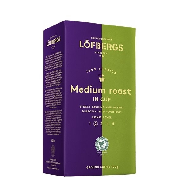 Malta kava Lofbergs Medium Roast In Cup, 500 g