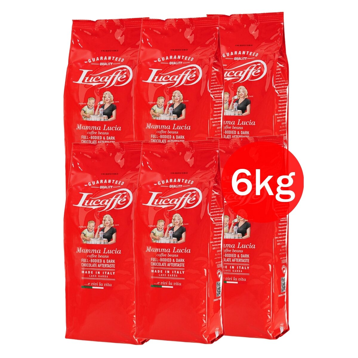 Kavos pupelės Lucaffe Mamma Lucia, 6 kg