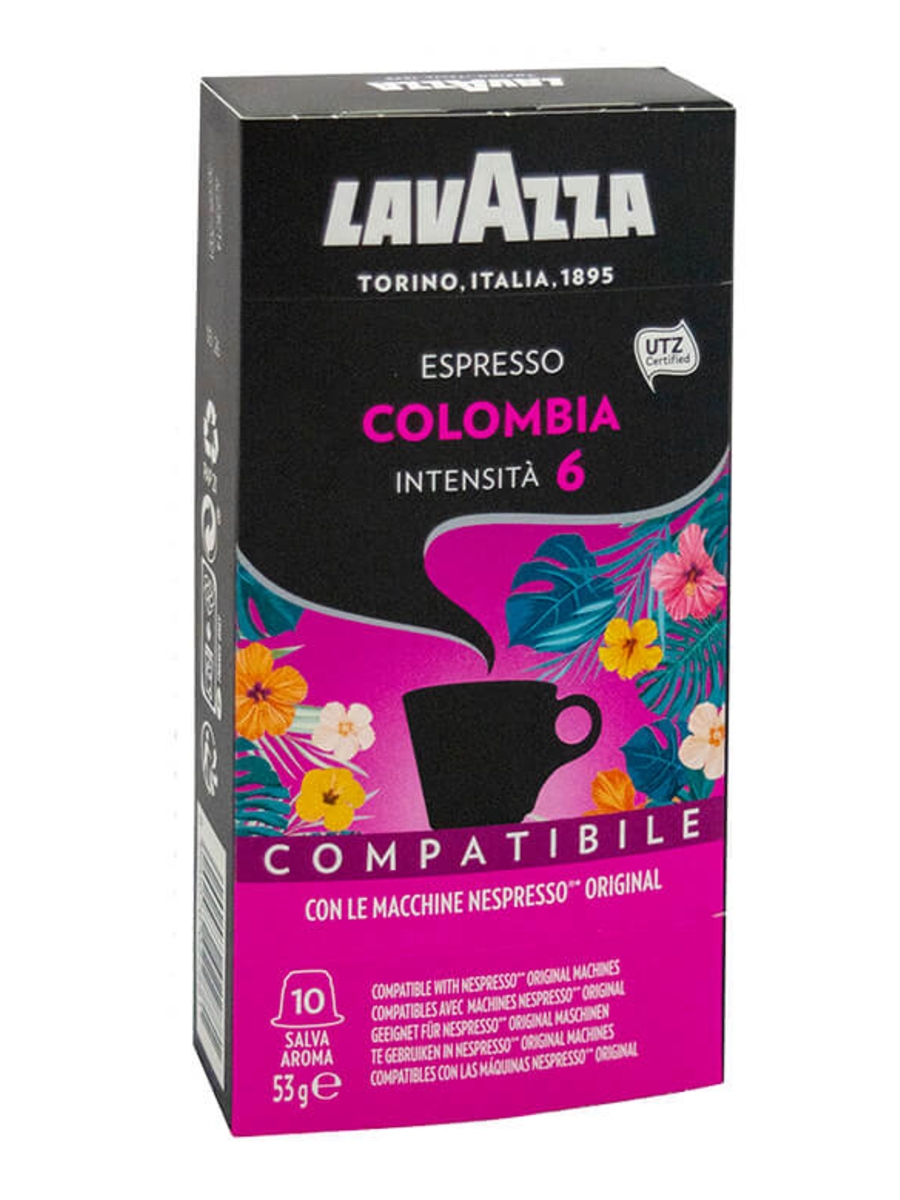 Kavos kapsulės, suderinamos su Nespresso® Lavazza Colombia 10 vnt.